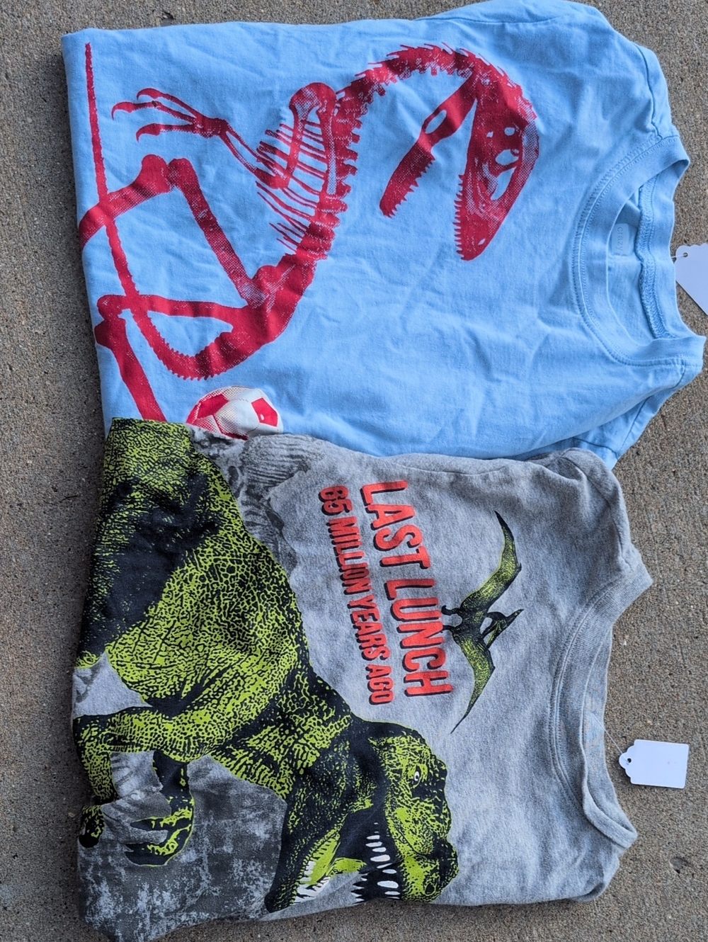 2 Crazy 8 Dinosaur tshirts Boys size M
